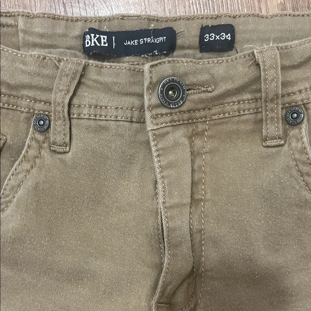 Men's Tan Chinos - Picture 2 of 4